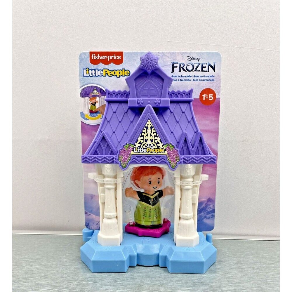 Fisher Price Little People Disney Frozen Anna in Arendelle Portable Playset - Picture 3 of 14